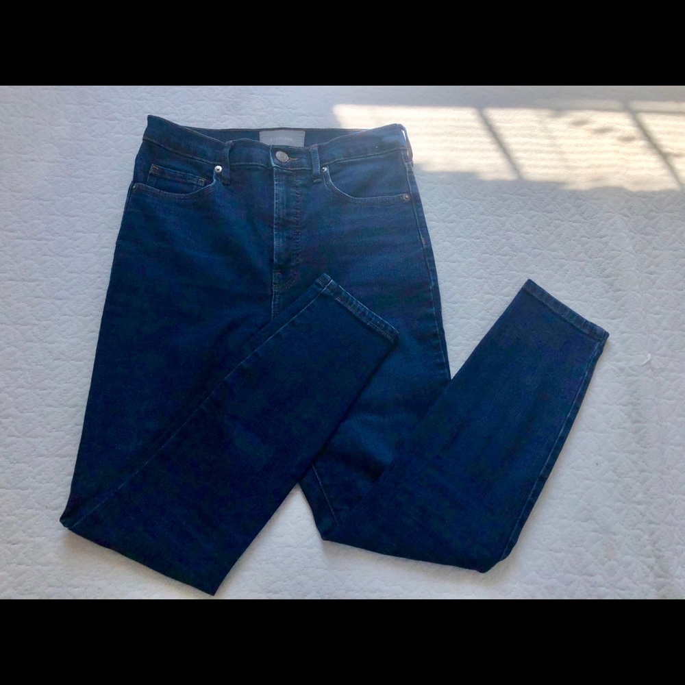 Everlane high rise stretch skinny jeans